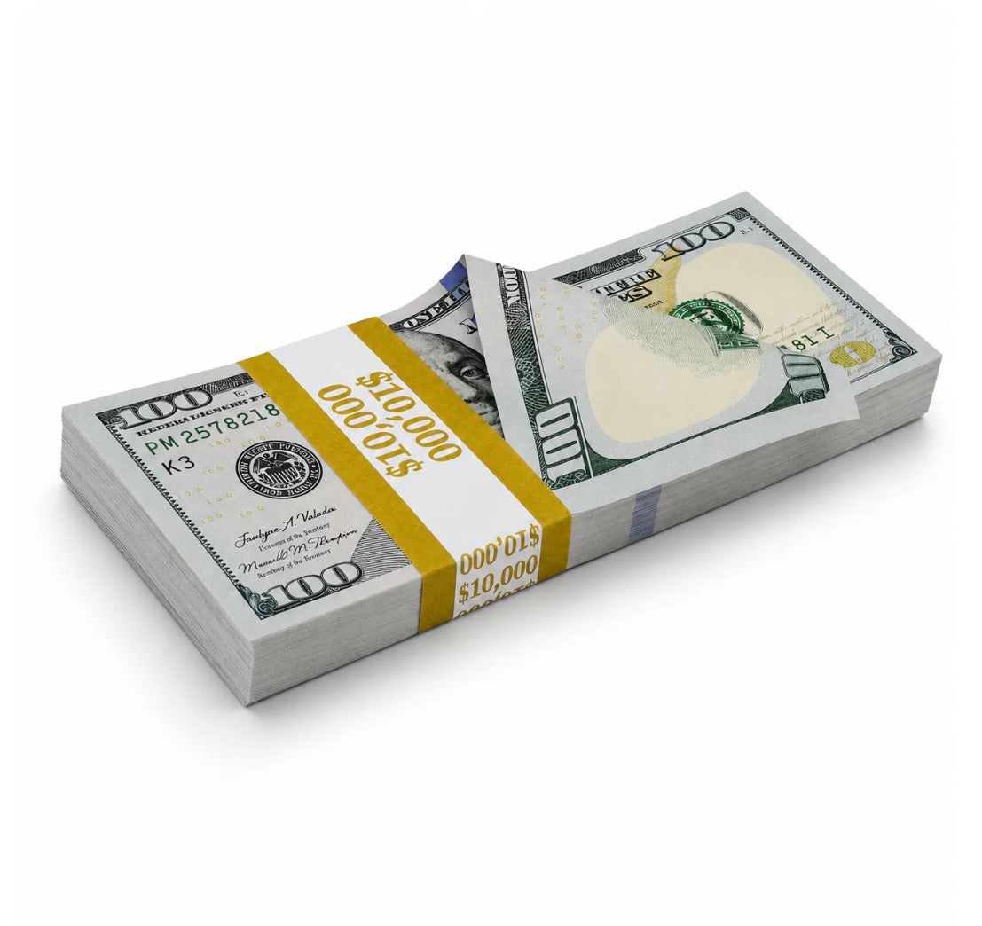 $10K Full Print ($100 Bills)